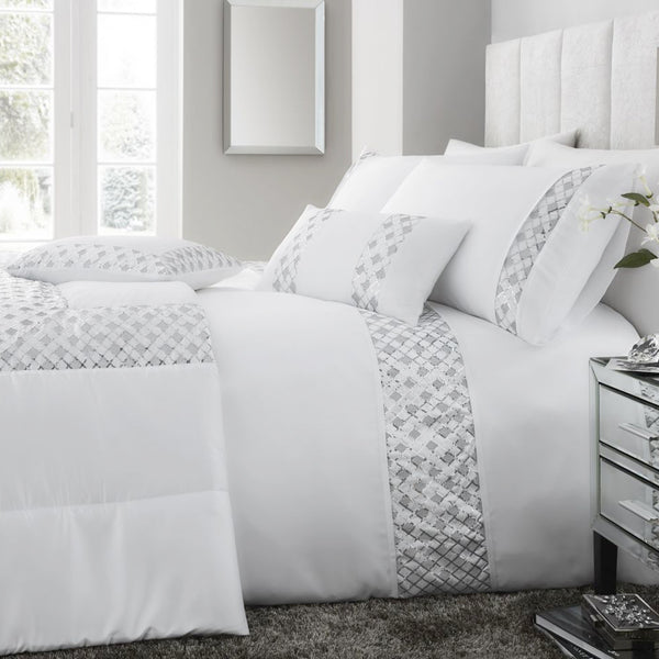 Darcy Duvet Set Silver - Double