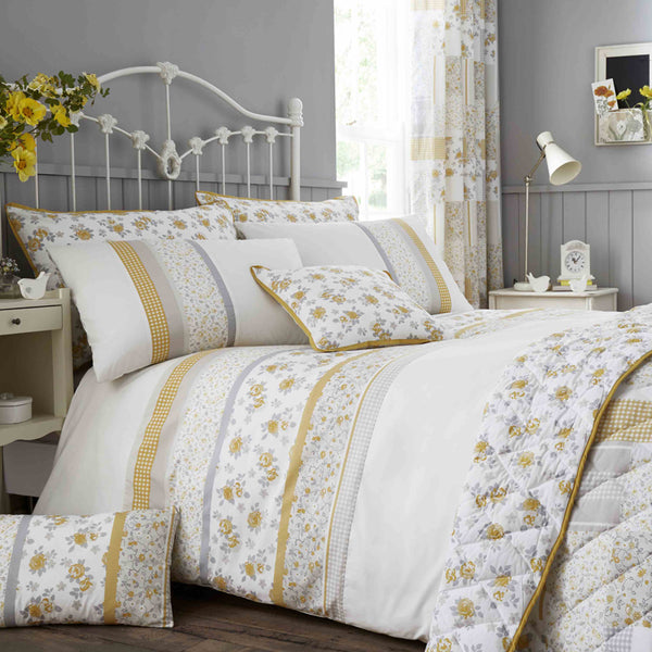 Garden Lemon Duvet Set - Double