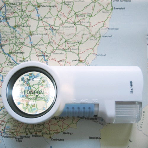 3-in-1 Handheld Magnifier with LED