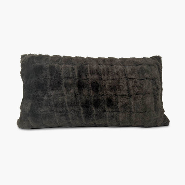 Alaska Faux Fur Boudoir Cushion Cover | 60cm x 30cm