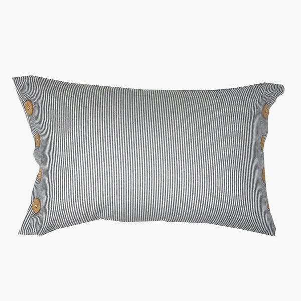 Striped Nautical Boudoir Cushion Cover | 50cm x 30cm