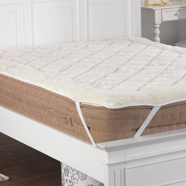 Pure Wool & Cotton Reversible Mattress Topper