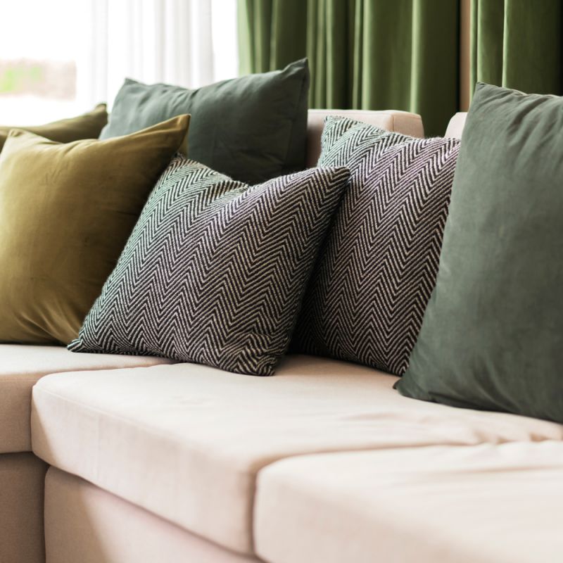 Feather sofa outlet cushions